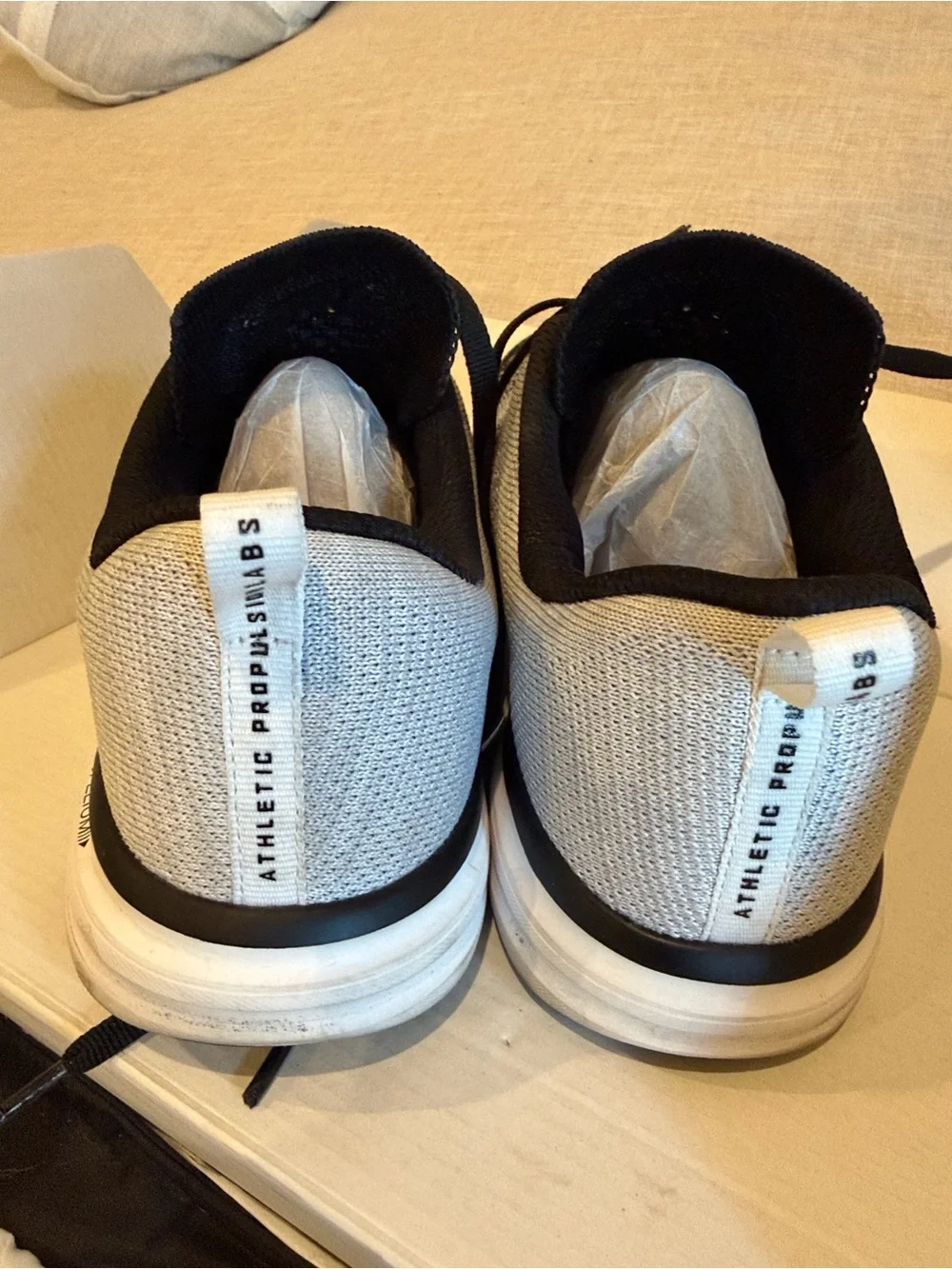 APL Womens TechLoom Pro Shoe Athletic Sneakers. Black, Grey & White .